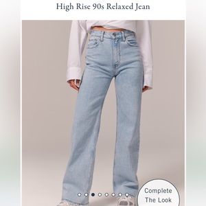 Abercrombie and Fitch 90’s relaxed jeans